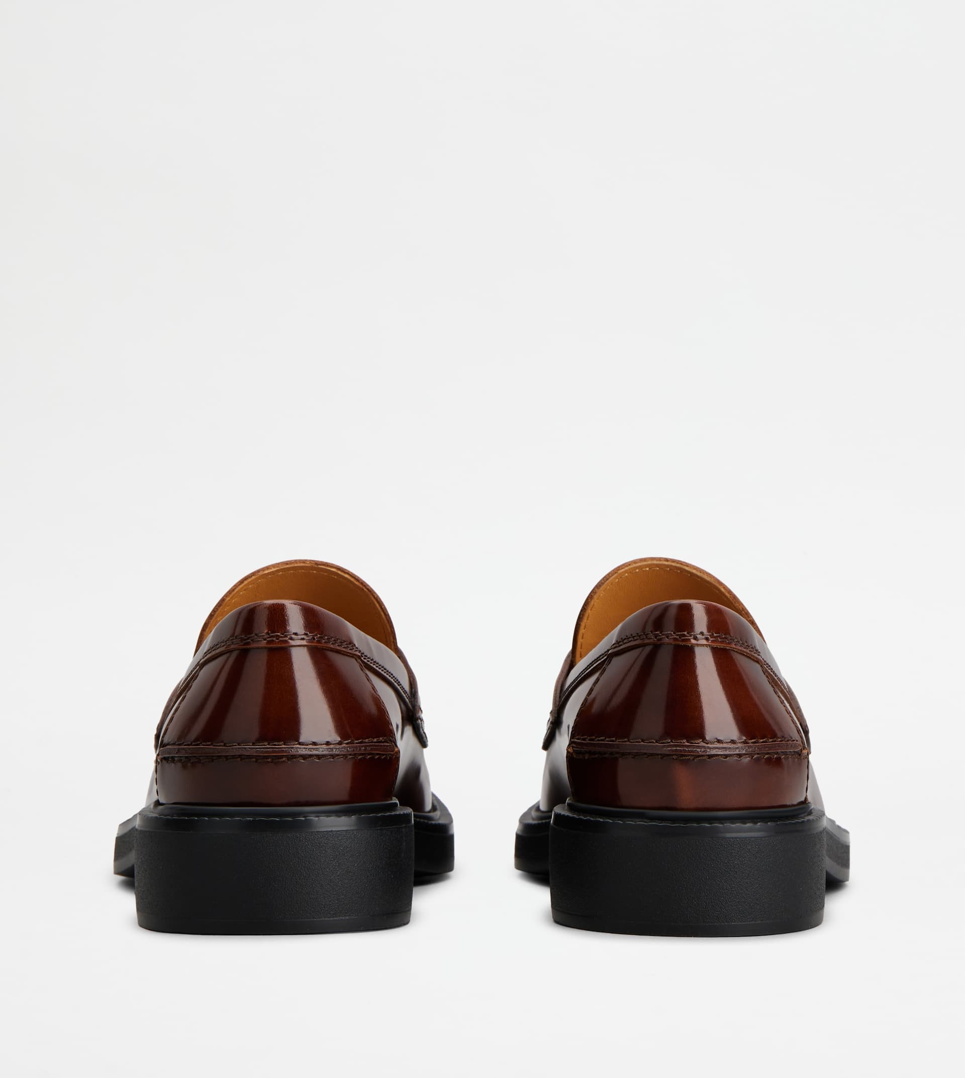 LOAFERS IN LEATHER - BROWN - 2