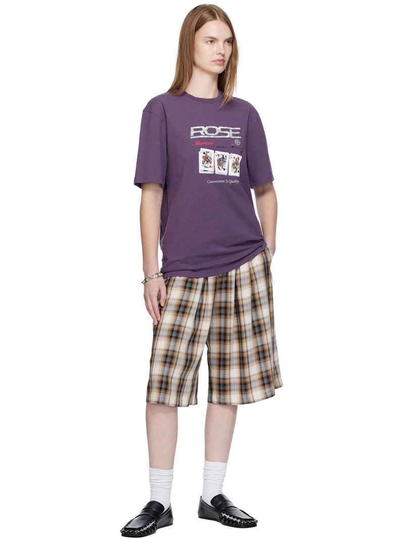 Martine Rose Purple Classic T-shirt outlook