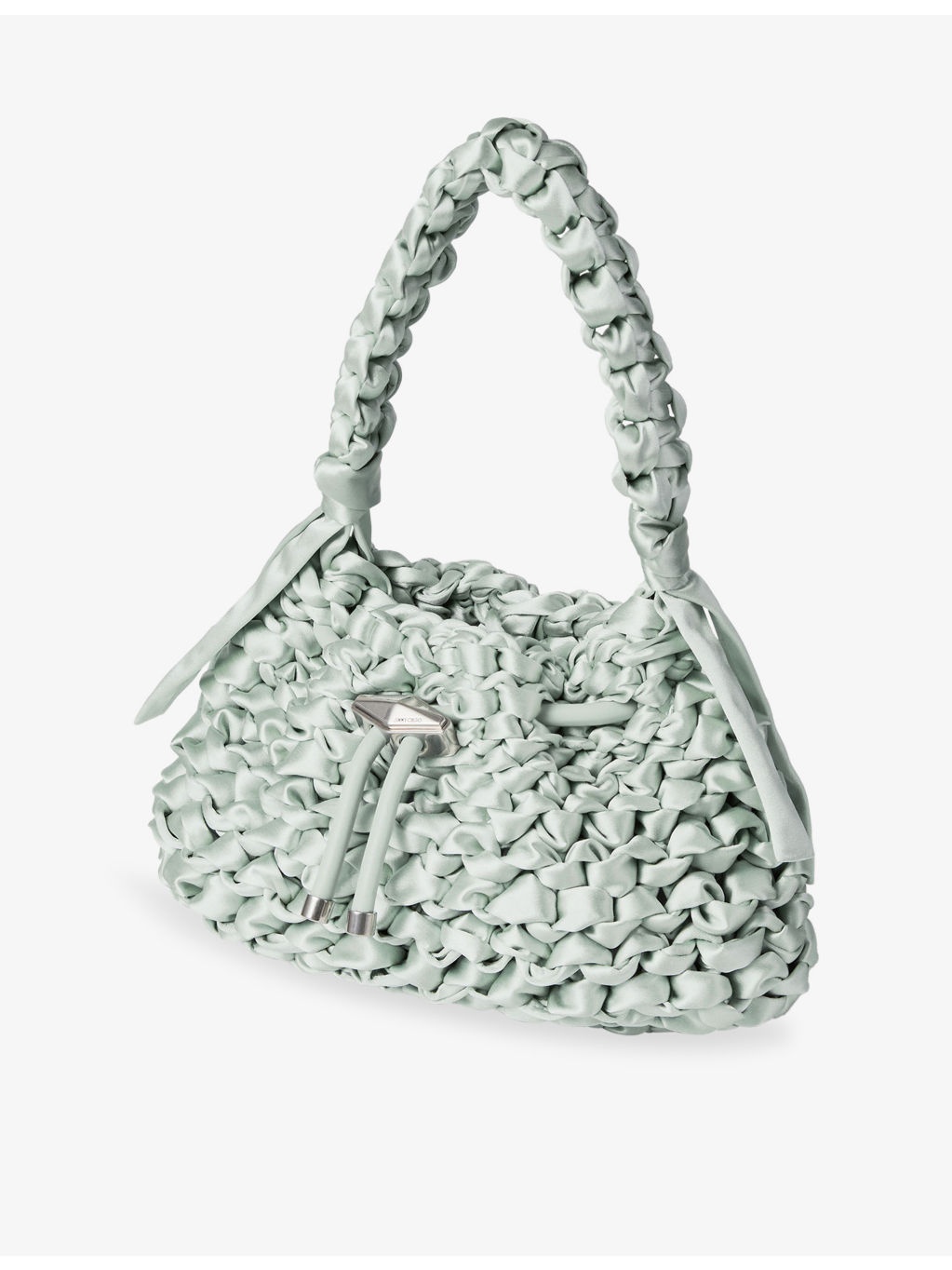 Cinch S Satin Shoulder Bag - 5