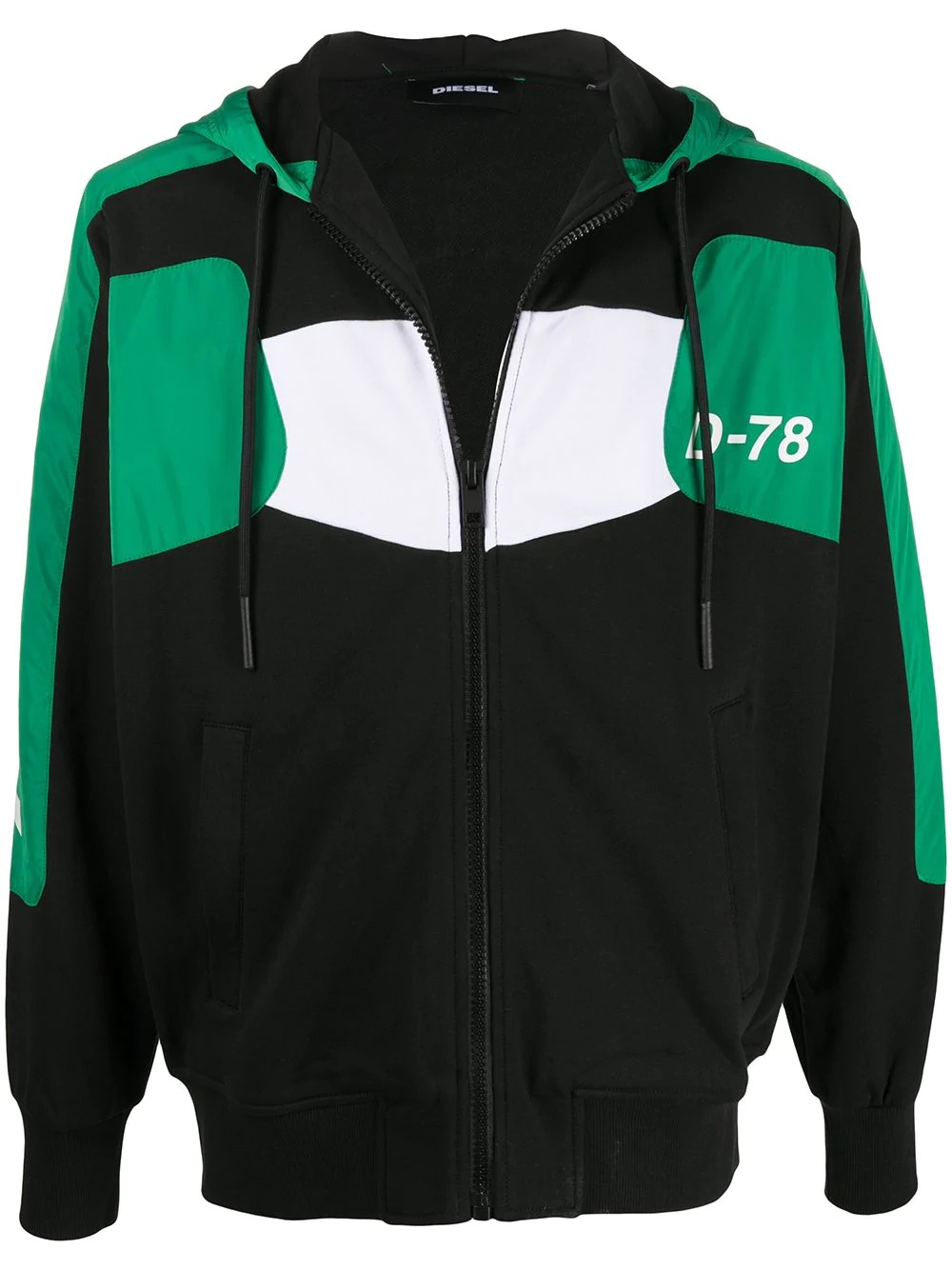 S-Jakler panelled hooded jacket - 1