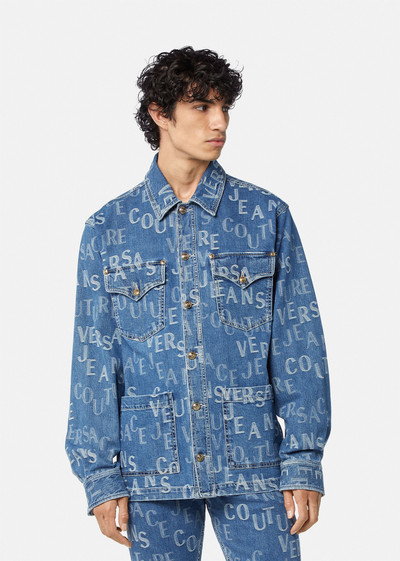 VERSACE JEANS COUTURE Logo Denim Jacket outlook