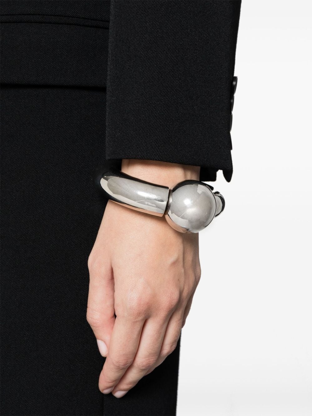 ball-charm cuff bracelet - 2