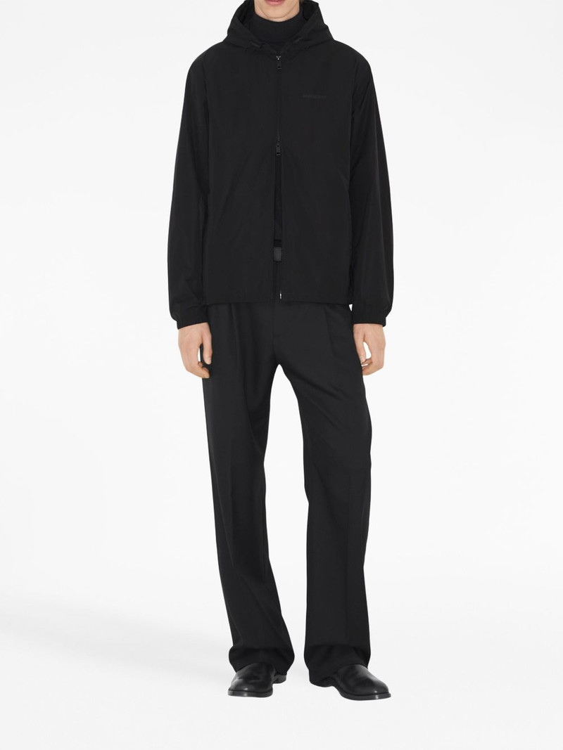 Burberry logo-print long-sleeve hoodie outlook