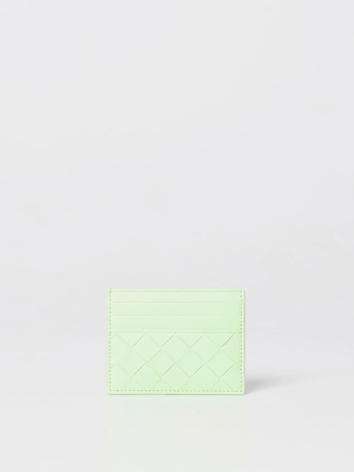 Bottega Veneta credit card holder in woven nappa - 1