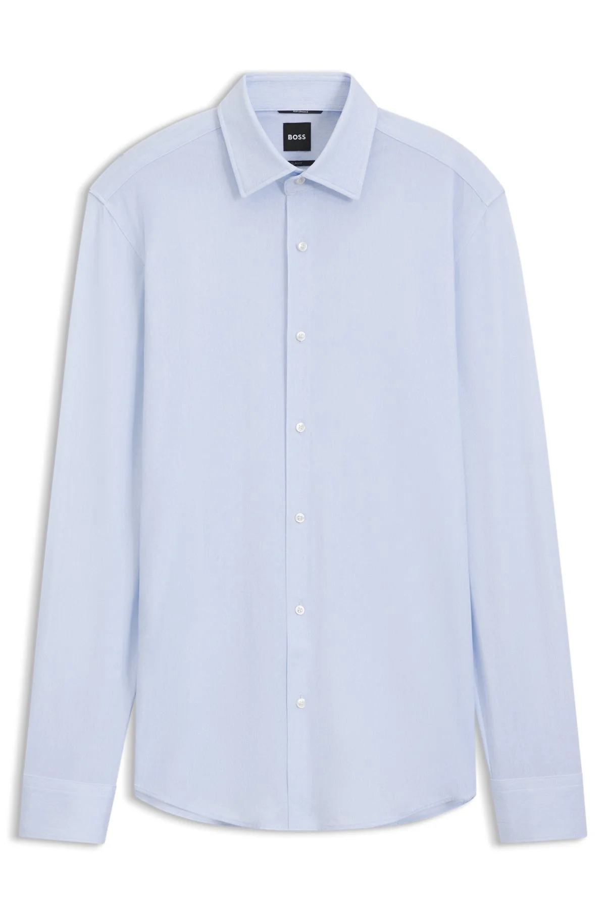 SLIM-FIT BUSINESS SHIRT IN STRETCH JERSEY - 1