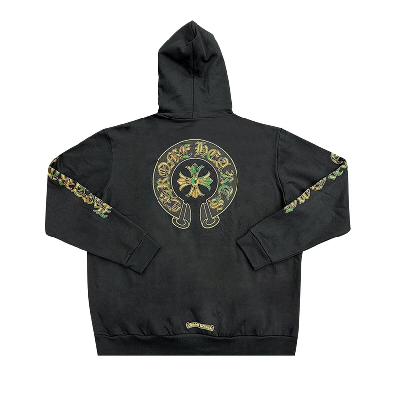 Chrome Hearts Chrome Hearts Horse Hoodie 'Black/Camo' outlook
