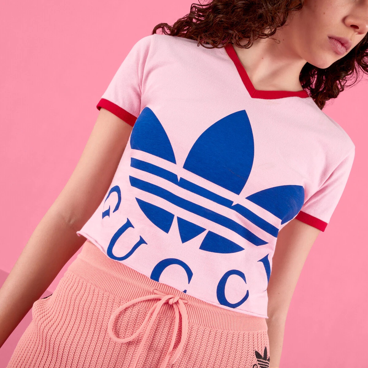 adidas x Gucci cropped T-shirt - 3