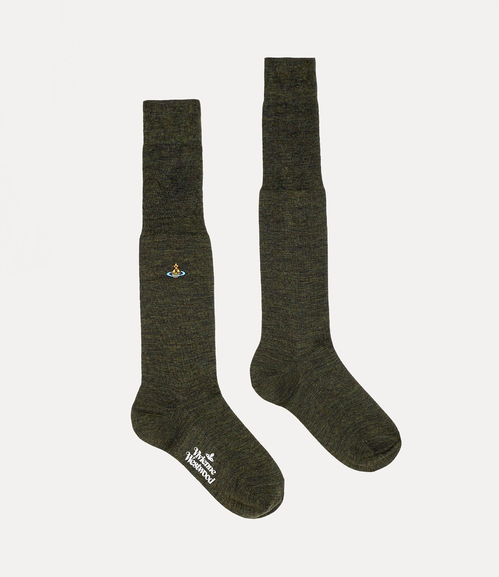 UNI COLOUR PLAIN KNEE HIGH SOCKS - 2