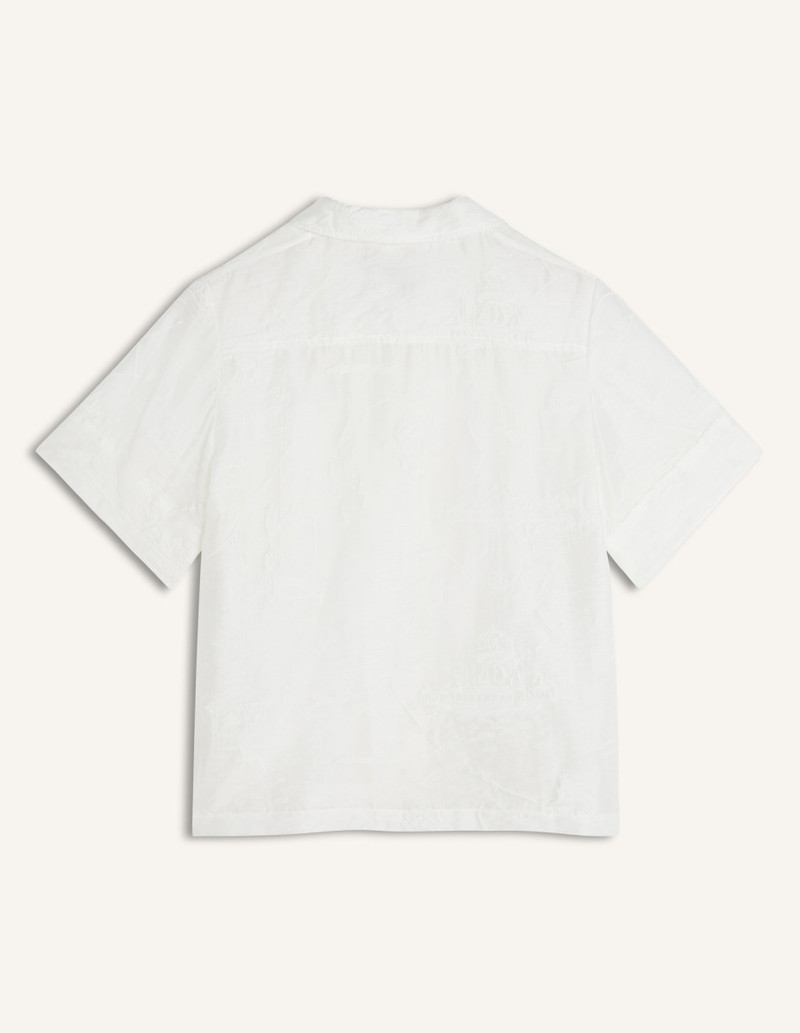 PARISIAN MAP SHEER RESORT SHIRT 3