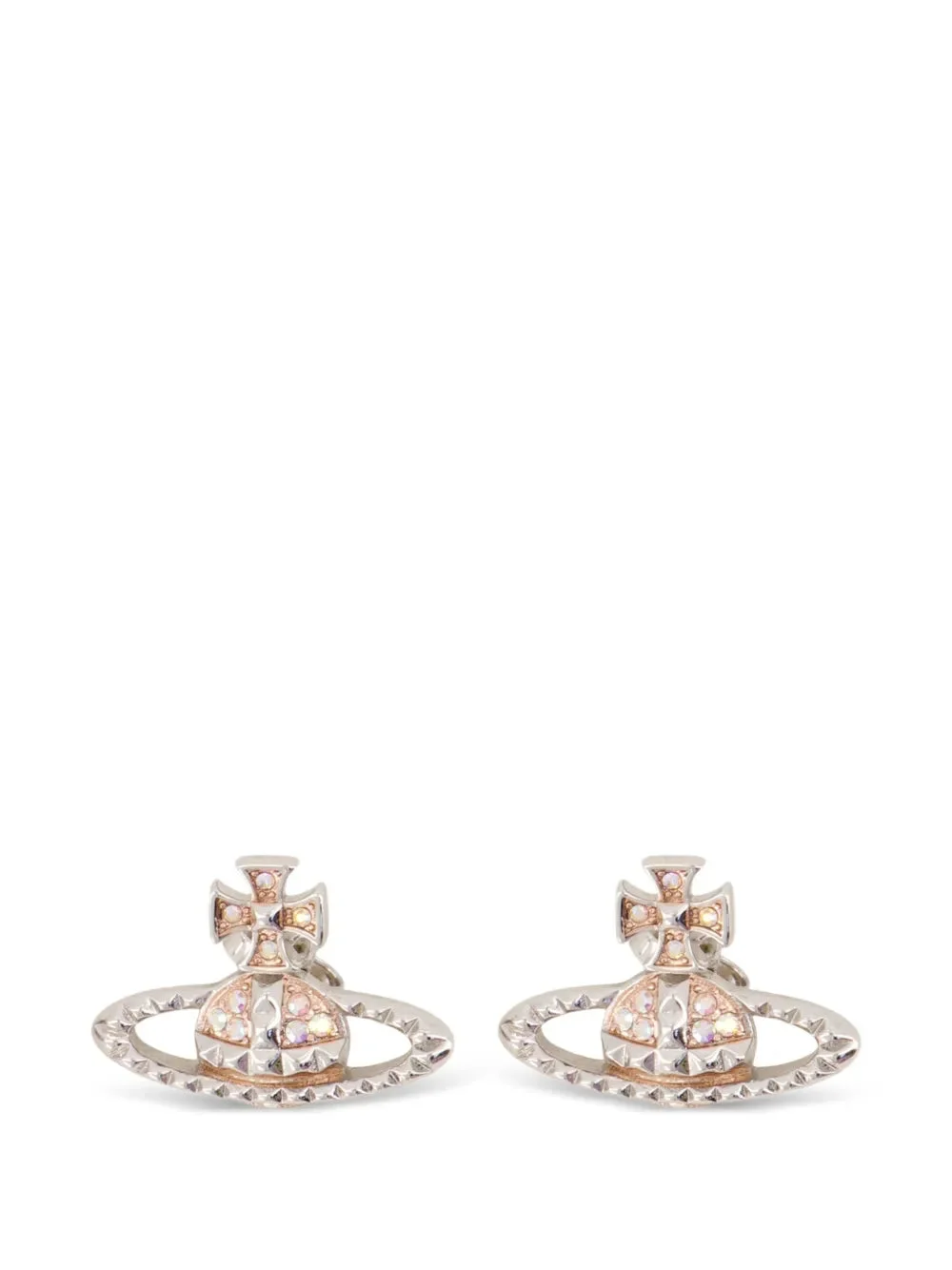 MAYFAIR RELIEF ORB EARRINGS - 1