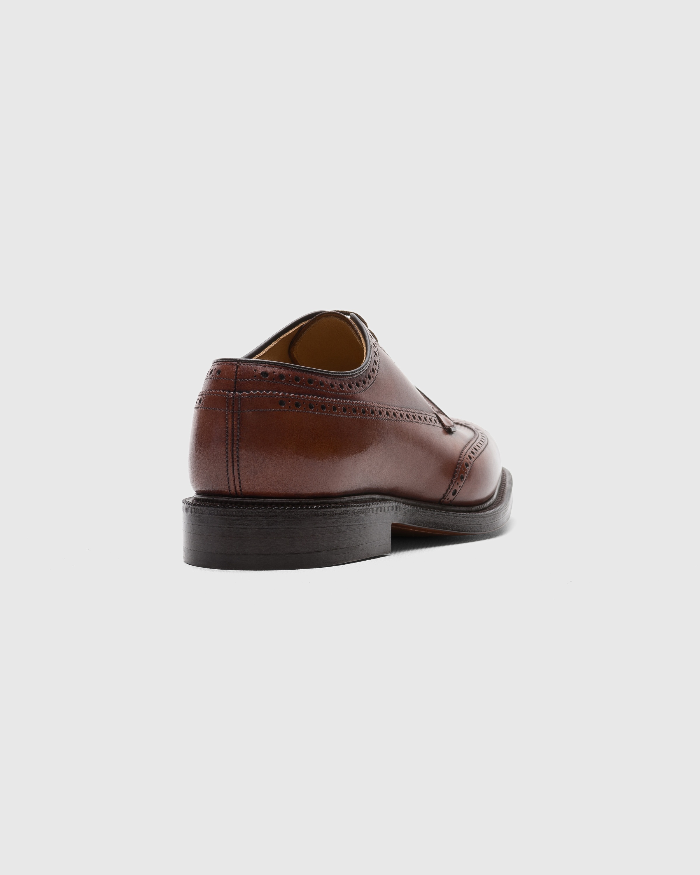 Bleached Calfskin Derby Brogue - 4