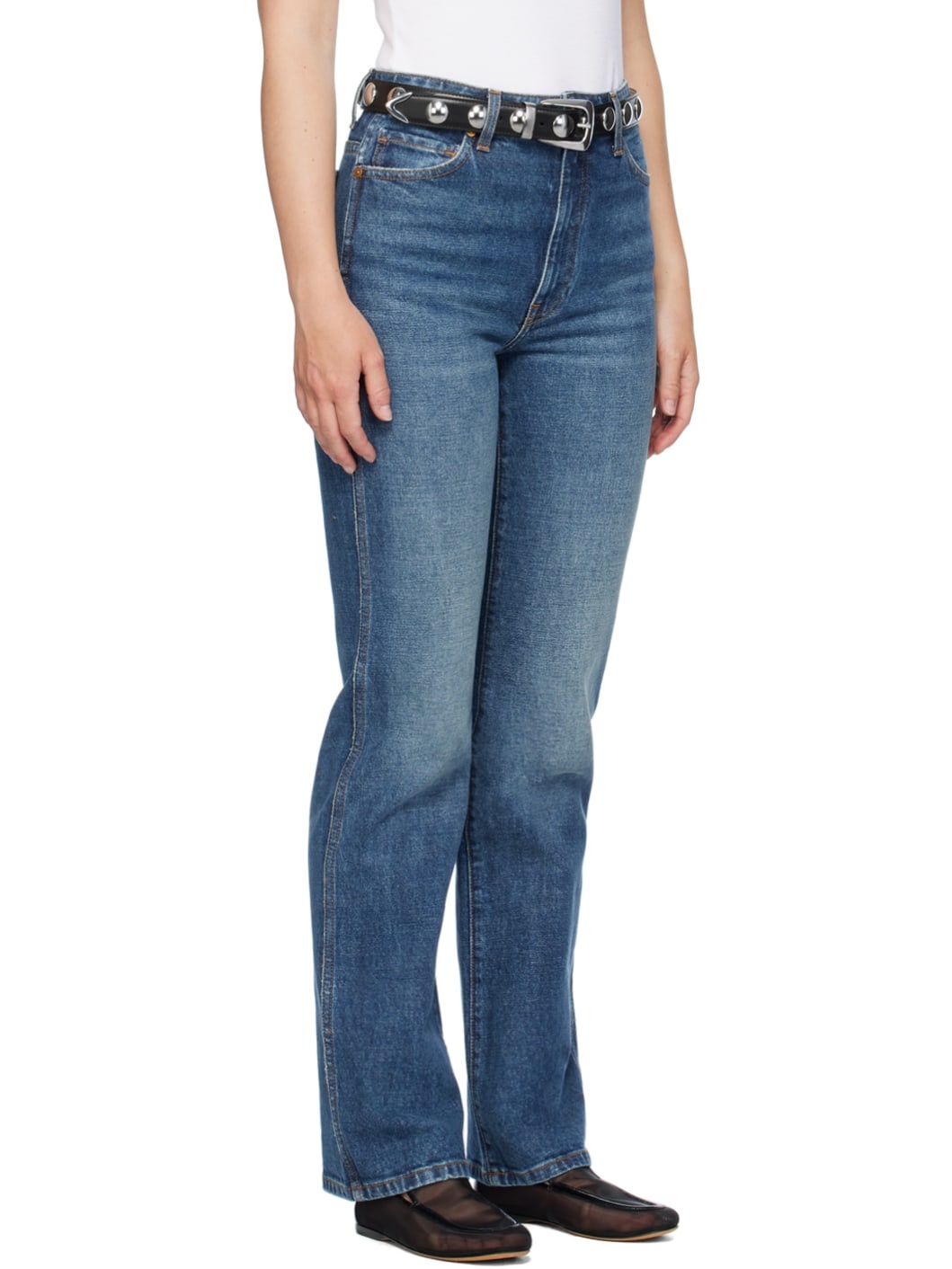 Blue 'The Danielle' Stretch Jeans - 2