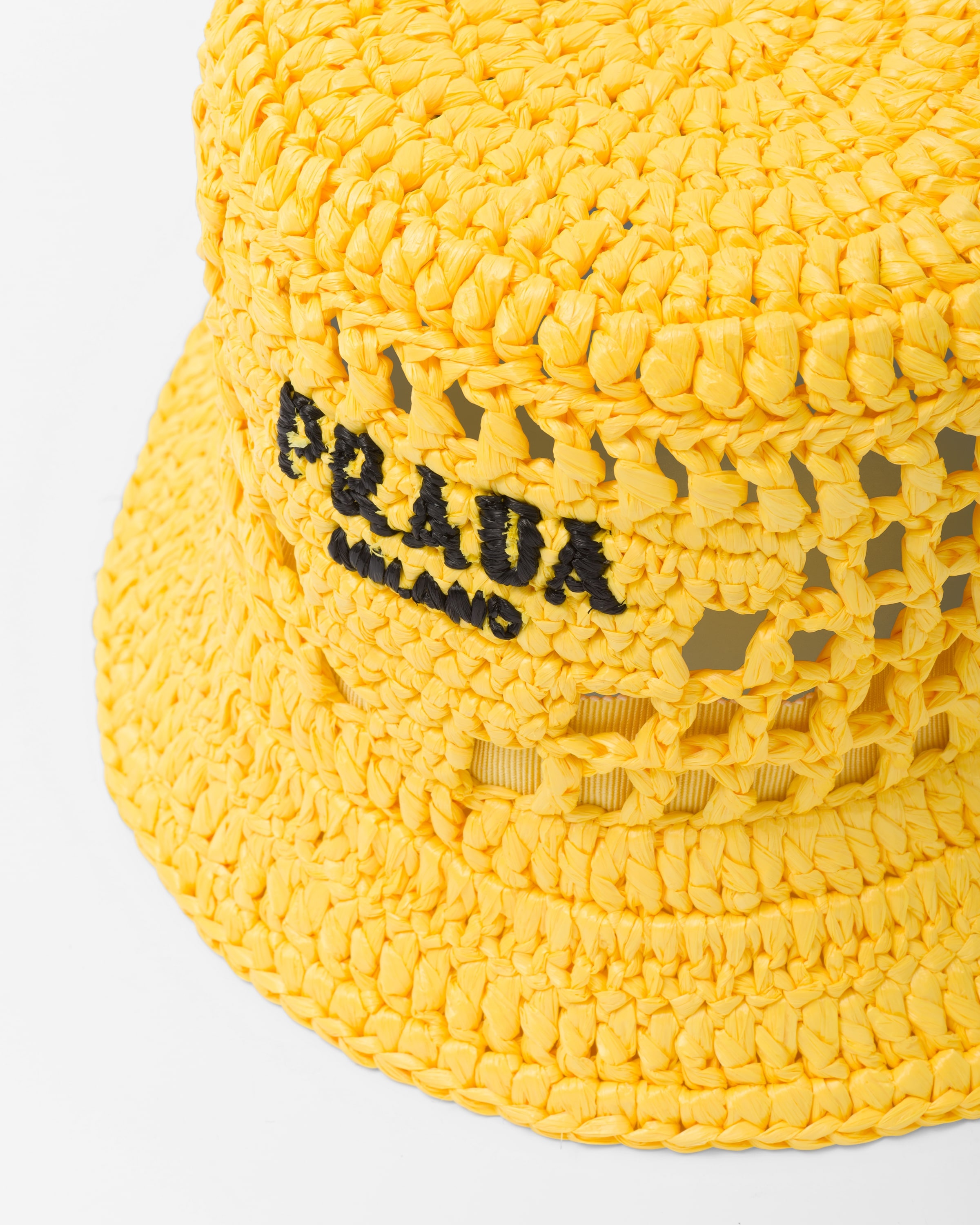 Woven fabric bucket hat - 4