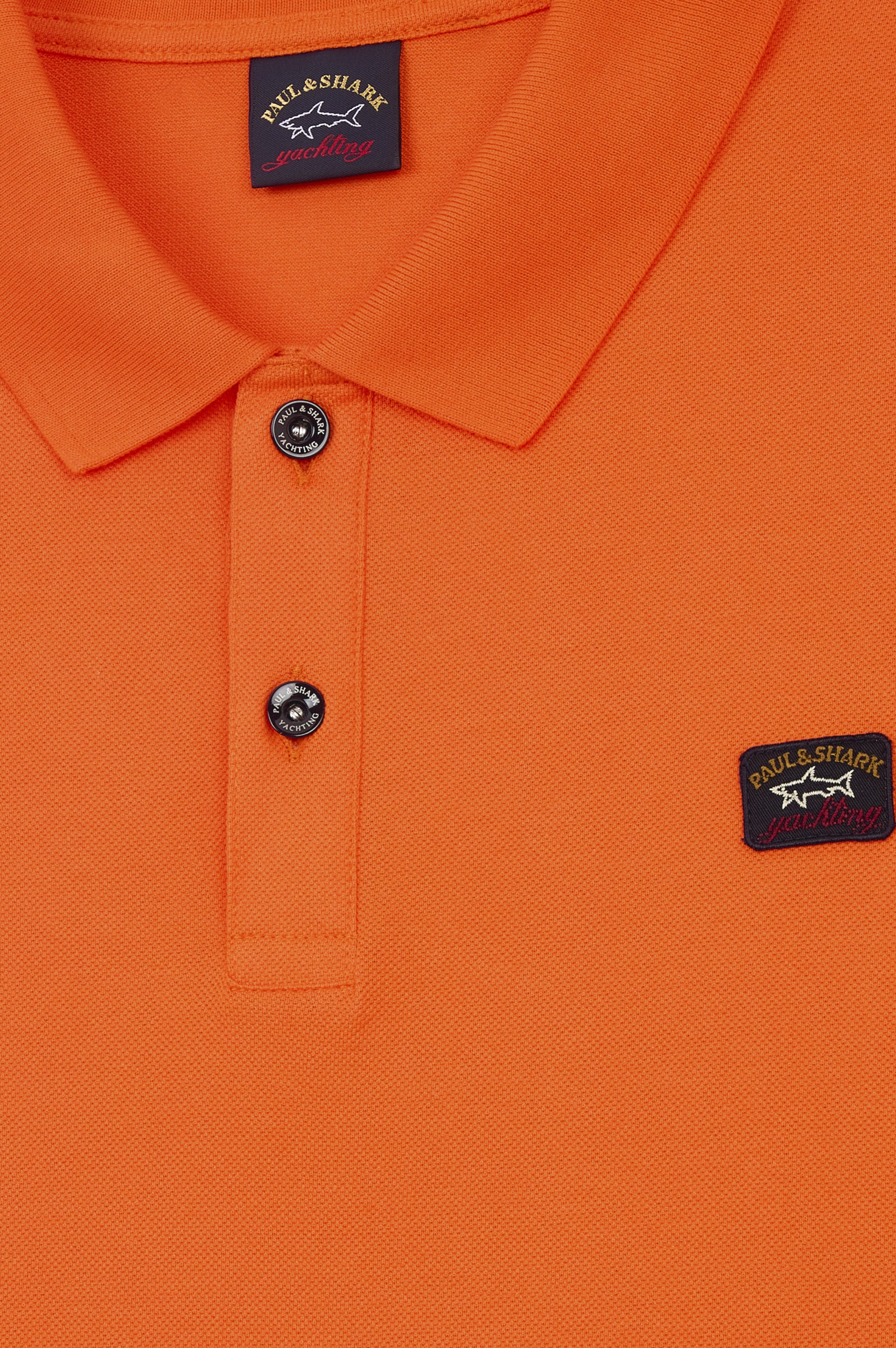 COTTON PIQUÉ POLO WITH ICONIC BADGE - 5