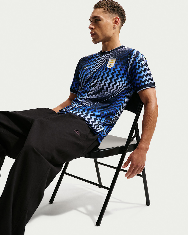 Uruguay Academy Pro Men's Nike Dri-FIT Soccer Pre-Match Short-Sleeve Top 3