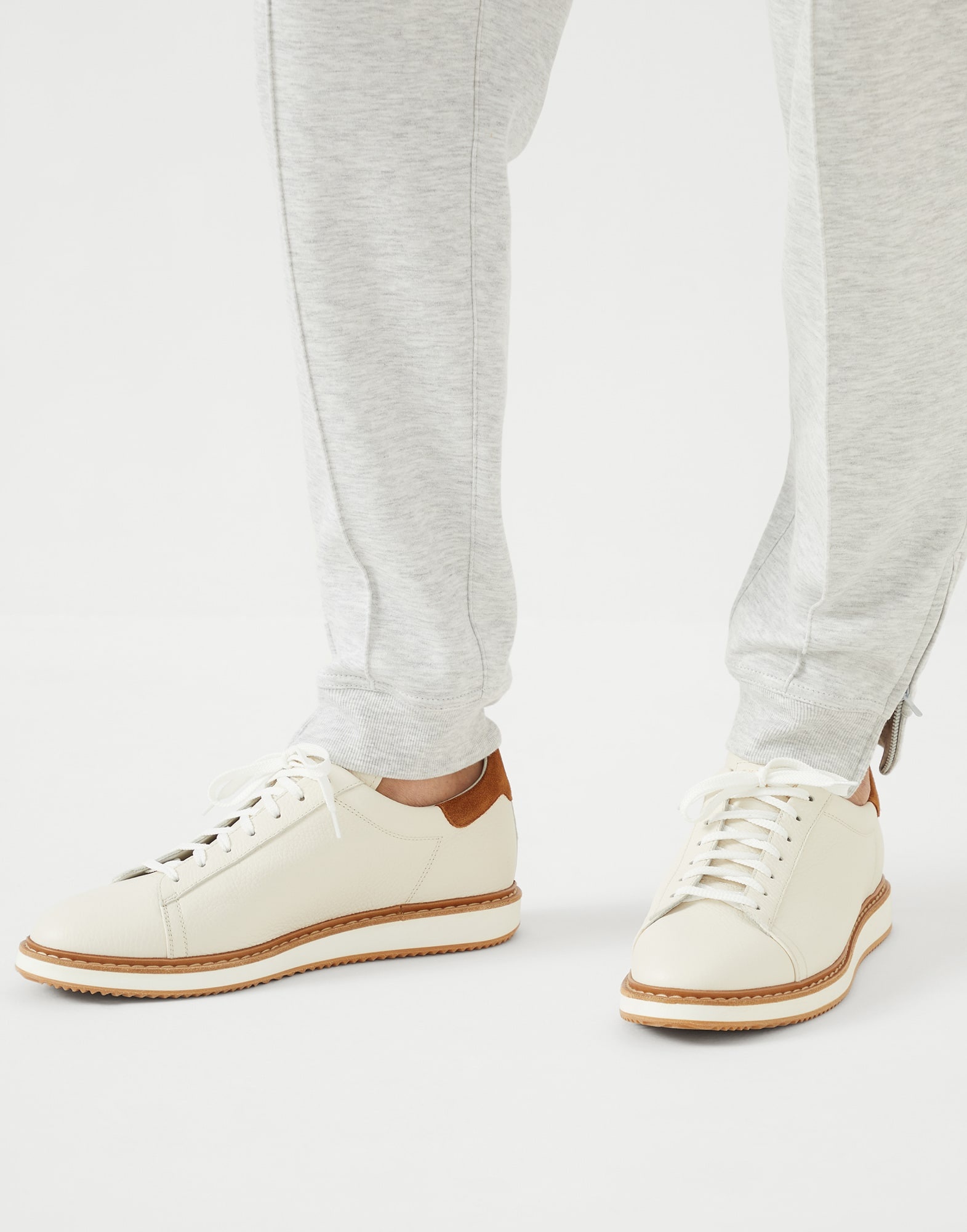 Grained calfskin sneakers - 4