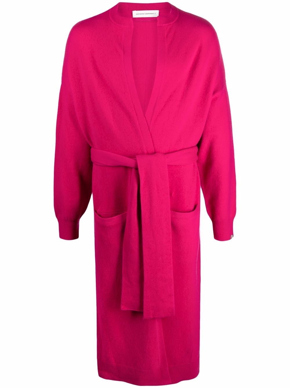 long cashmere wrap coat - 1