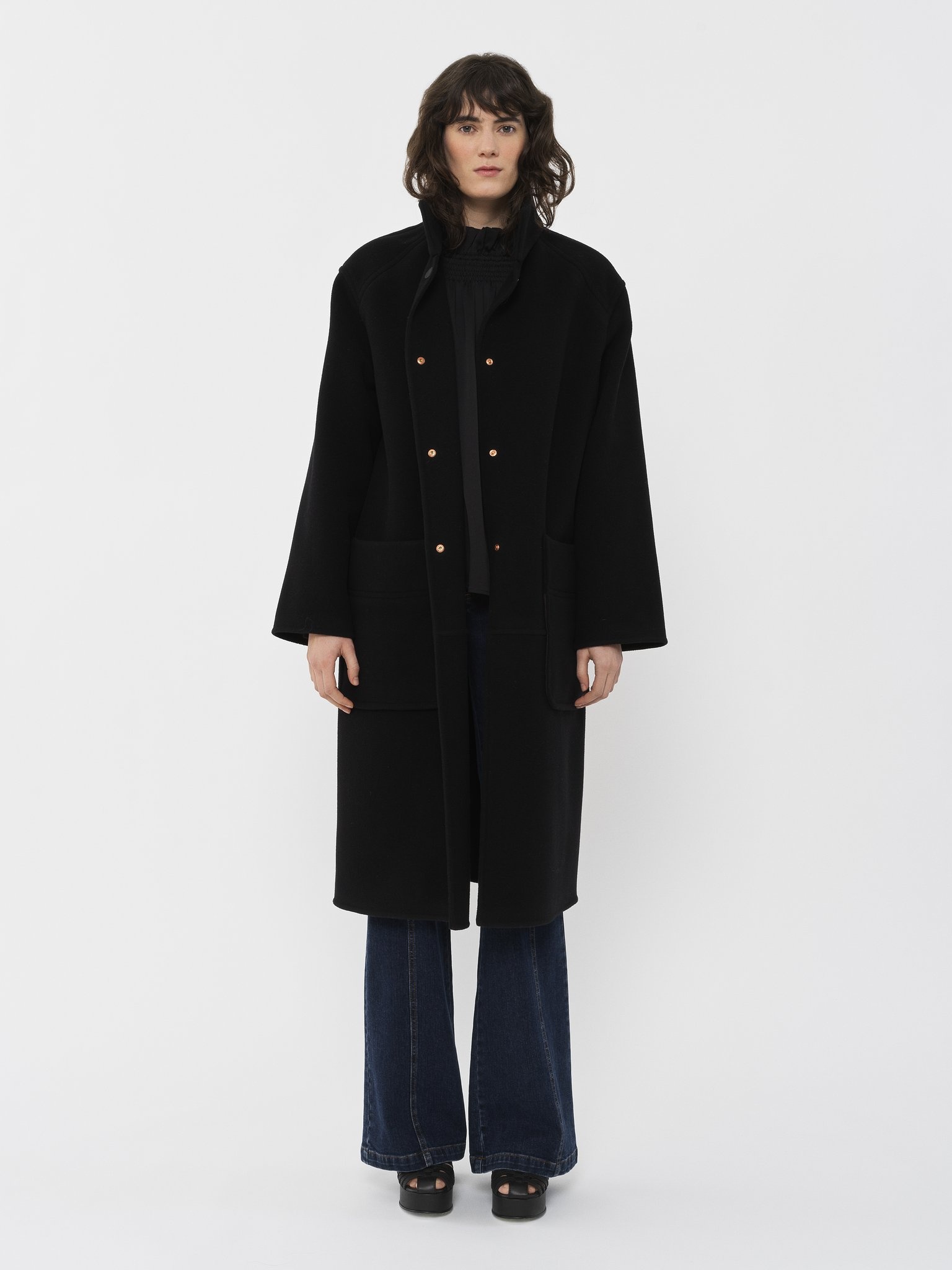 HIGH-NECK COAT - 2