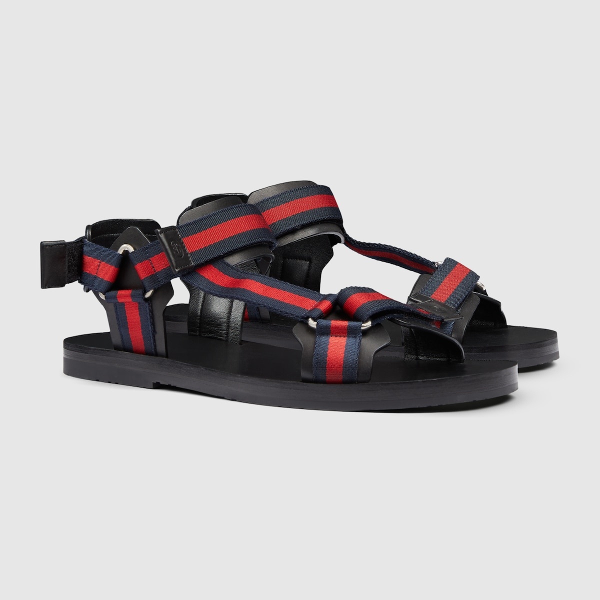 Men's leather sandal with Web strap - 2