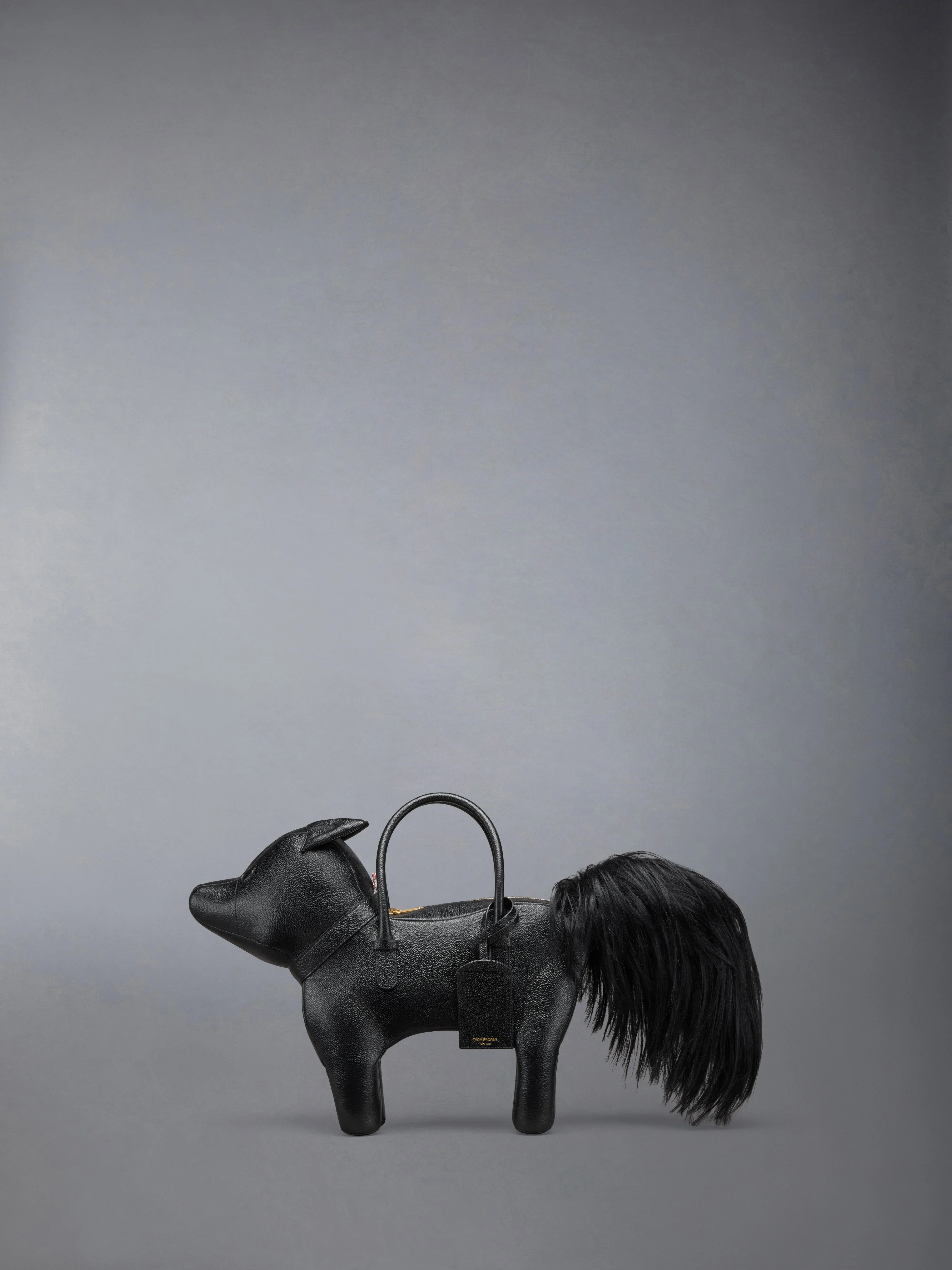 FOX BAG IN PEBBLE GRAIN LEATHER - L68, H38, W14 - 1