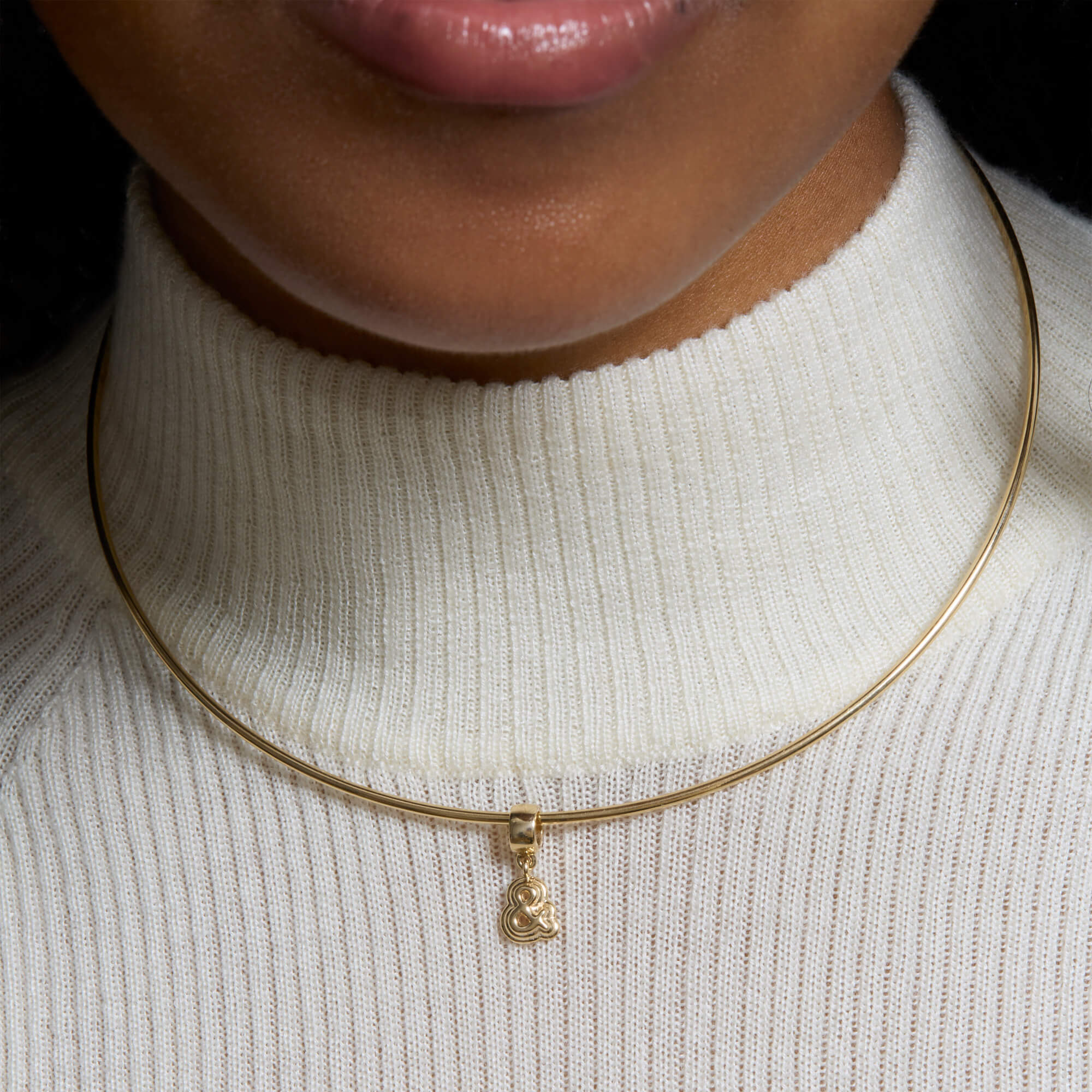 Puffed Initial Charm - 7