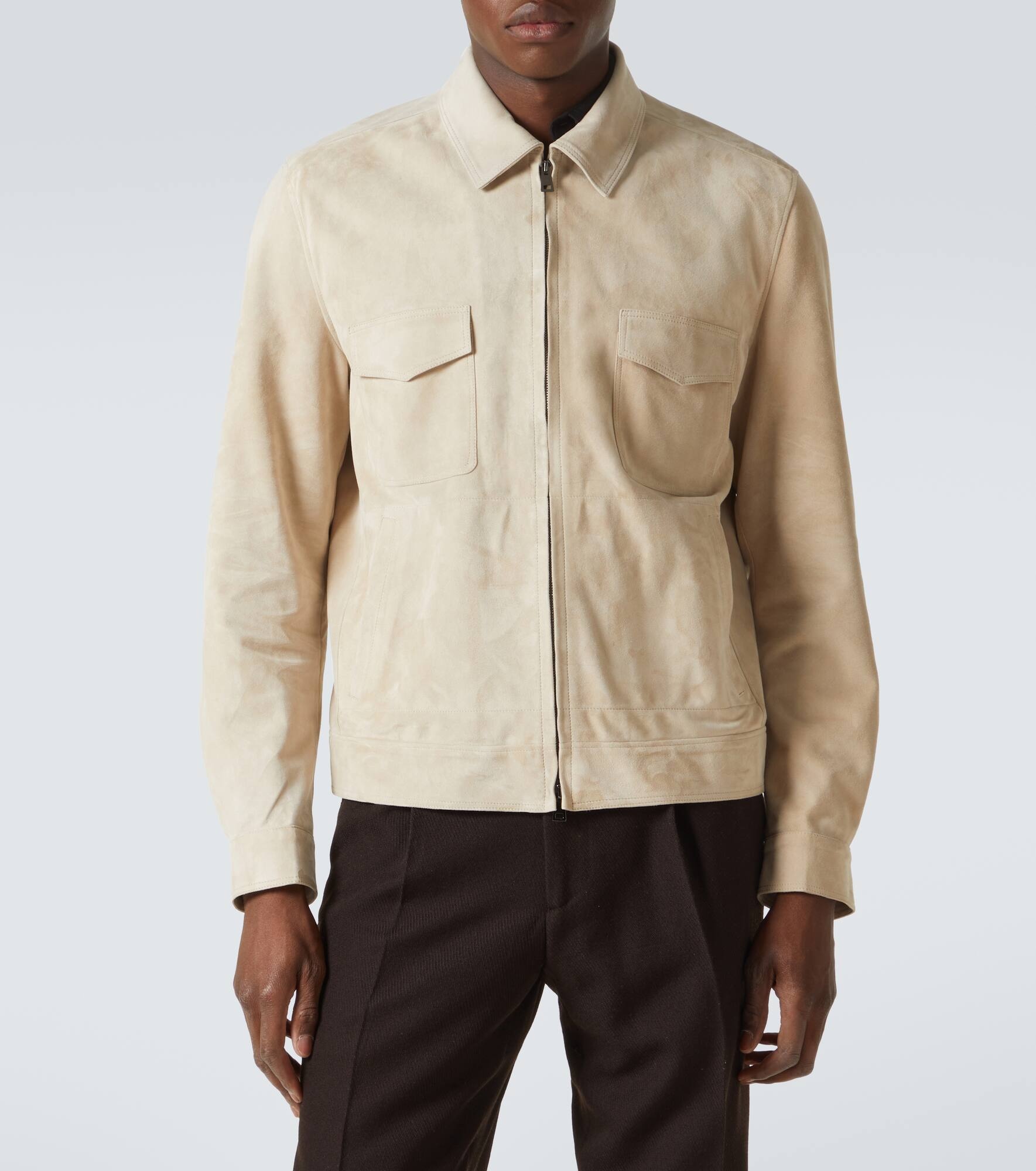 Suede bomber jacket - 3