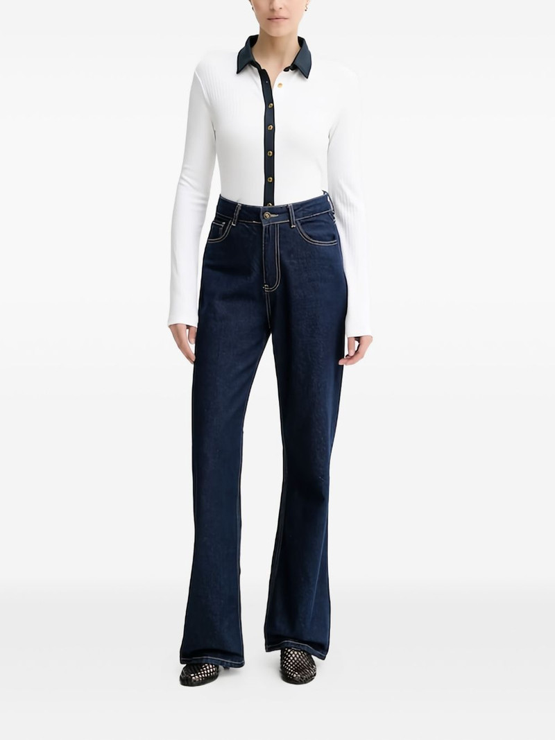 rag & bone contrasting-trim shirt outlook