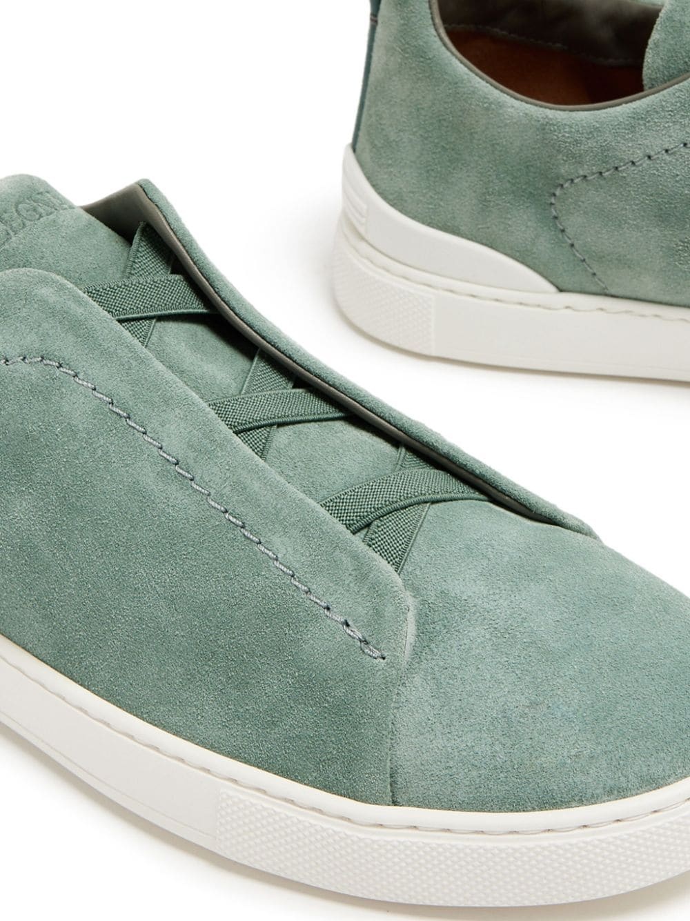 Triple Stitch suede sneakers - 3