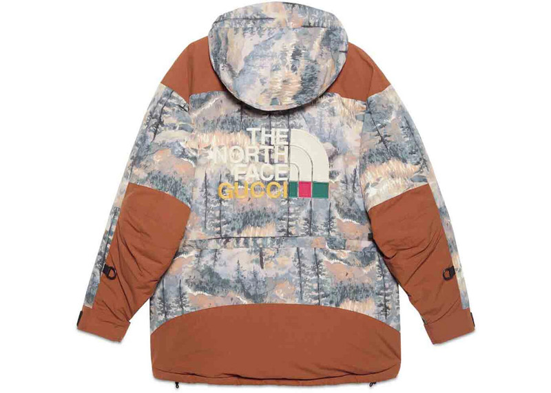 GUCCI Gucci x The North Face Padded Jacket (FW21) Forest Print outlook