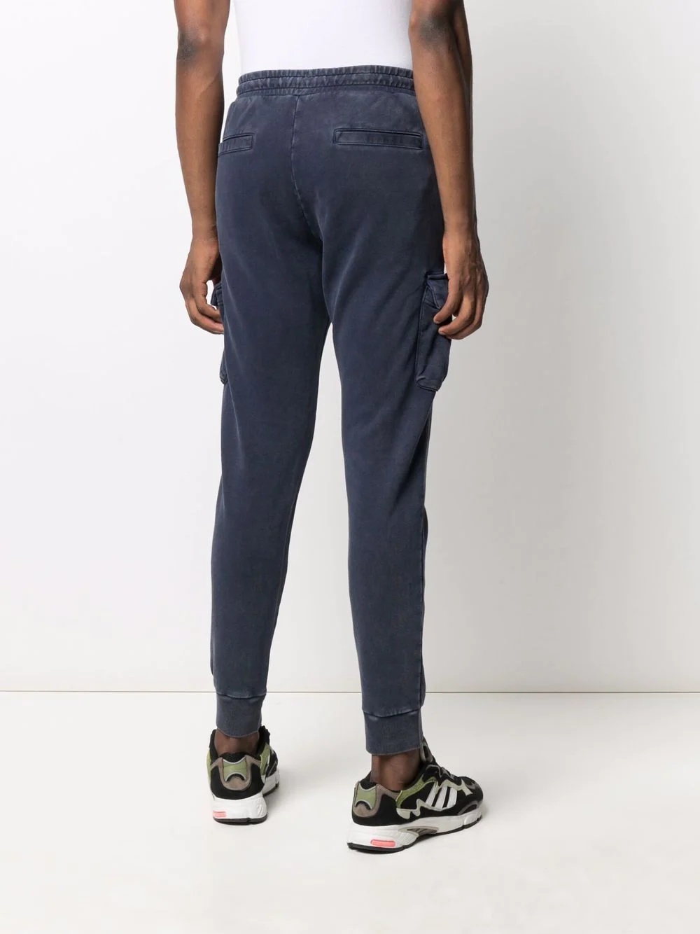 slim fit cargo track trousers - 4