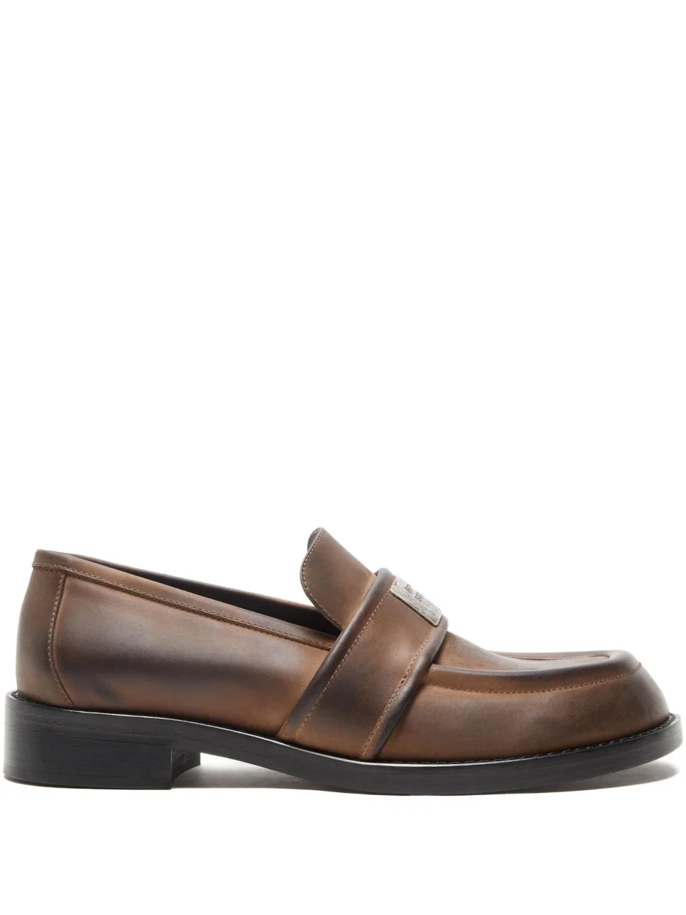 leather loafers - 1