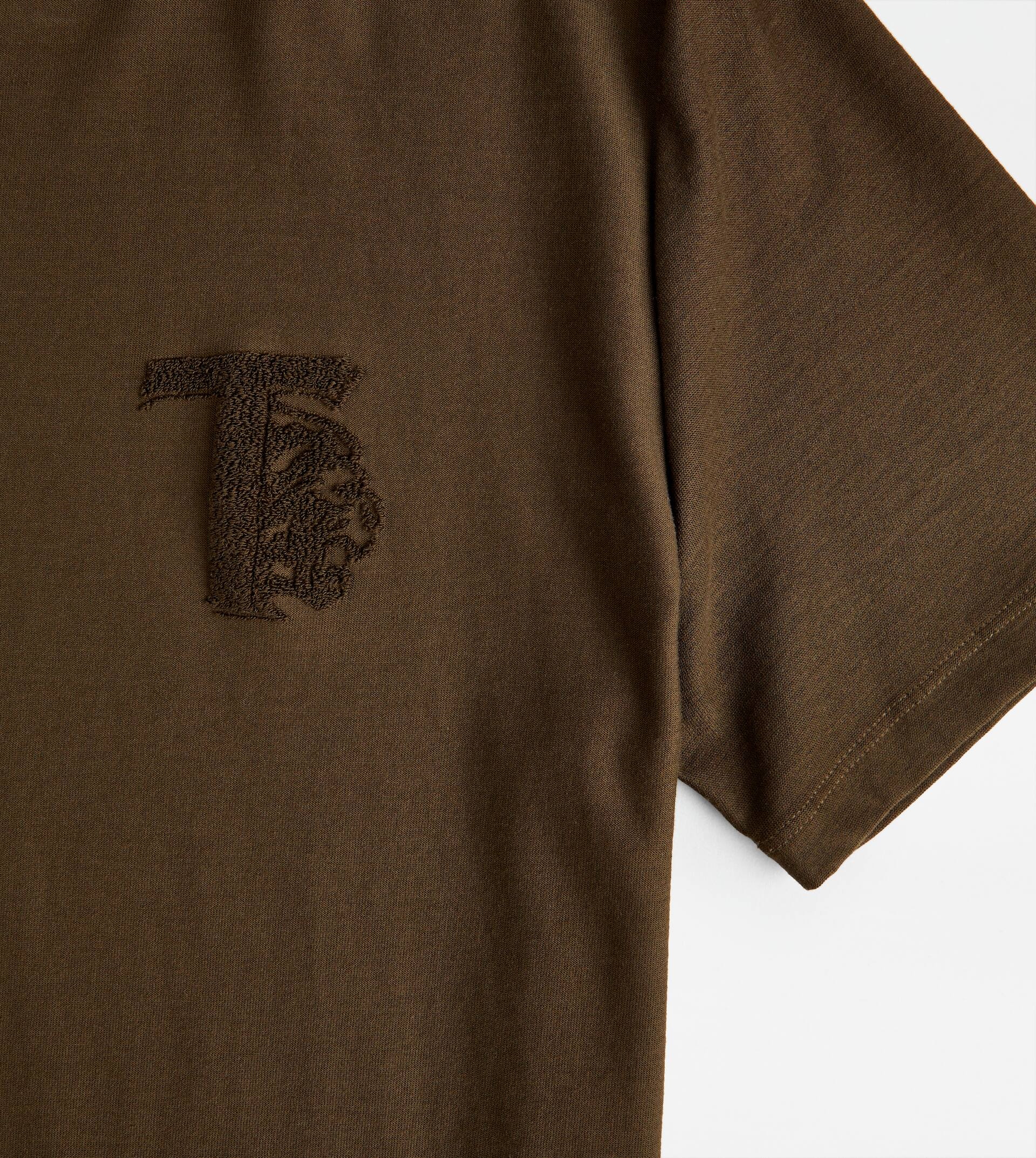 ROUND NECK T-SHIRT - GREEN - 6