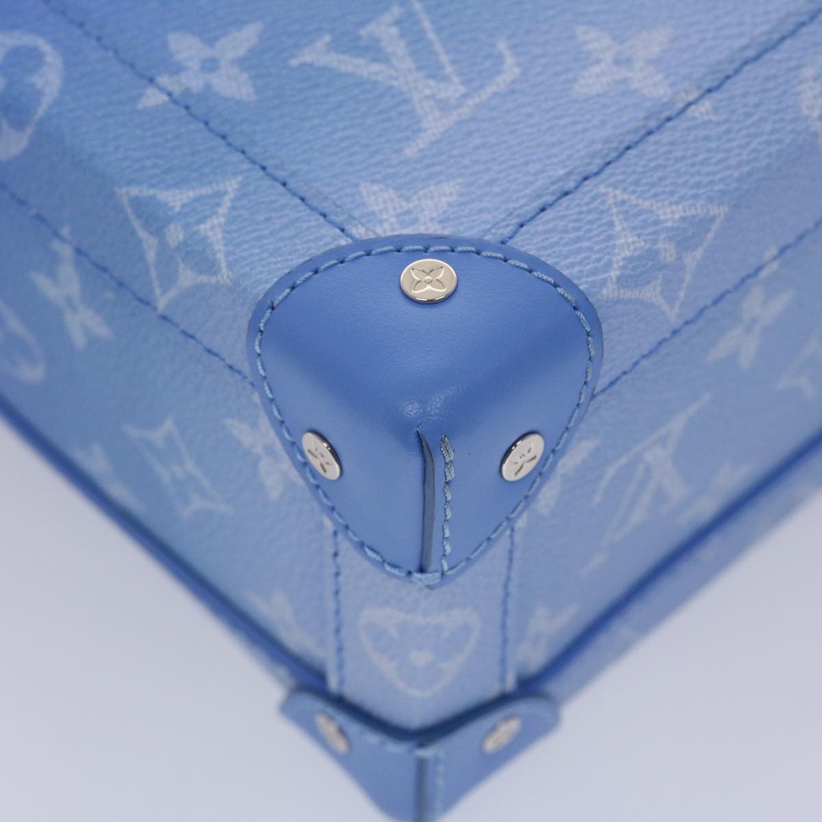 LOUIS VUITTON Monogram Clouds Soft Trunk Shoulder Bag Blue M45430 - 13