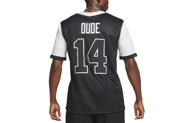 Nike Nike Game x Doernbecher Freestyle Chris Football Jersey 'Black Silver' FZ2004-010 outlook