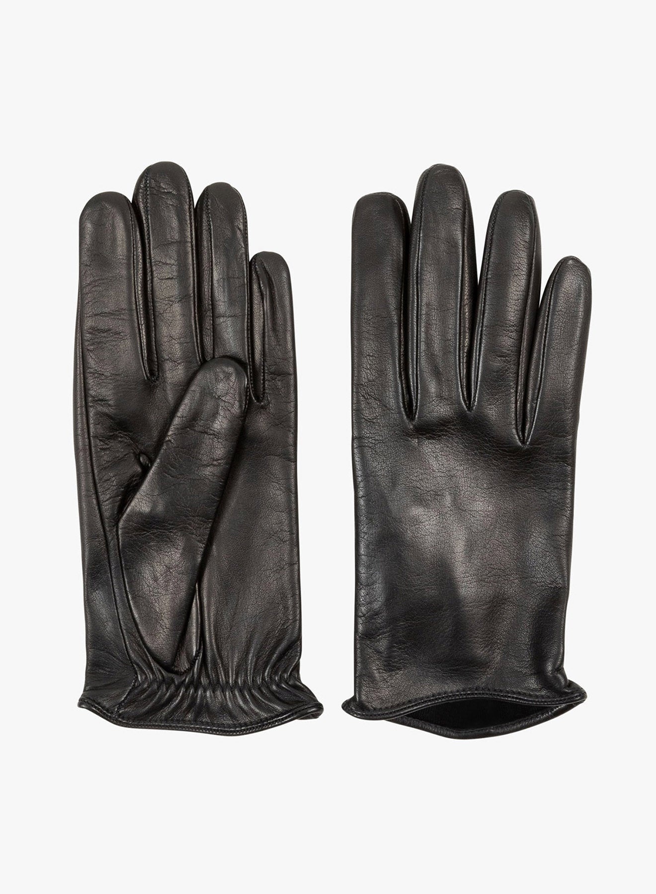 SHORT LEATHER GLOVES - 1