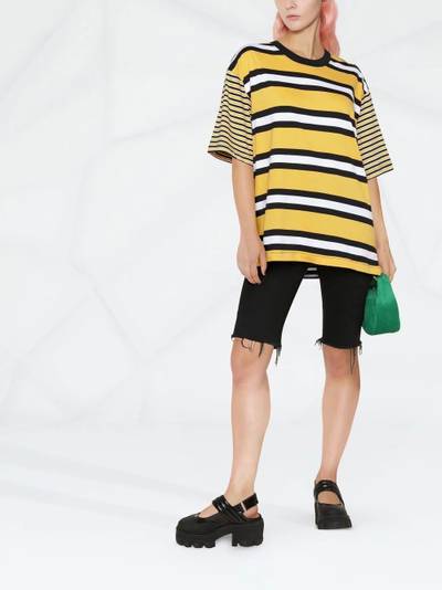 Marni multi-stripe panelled T-shirt outlook