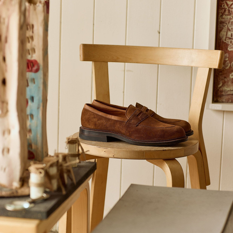 Bristol - Chestnut Janus Calf Suede 4