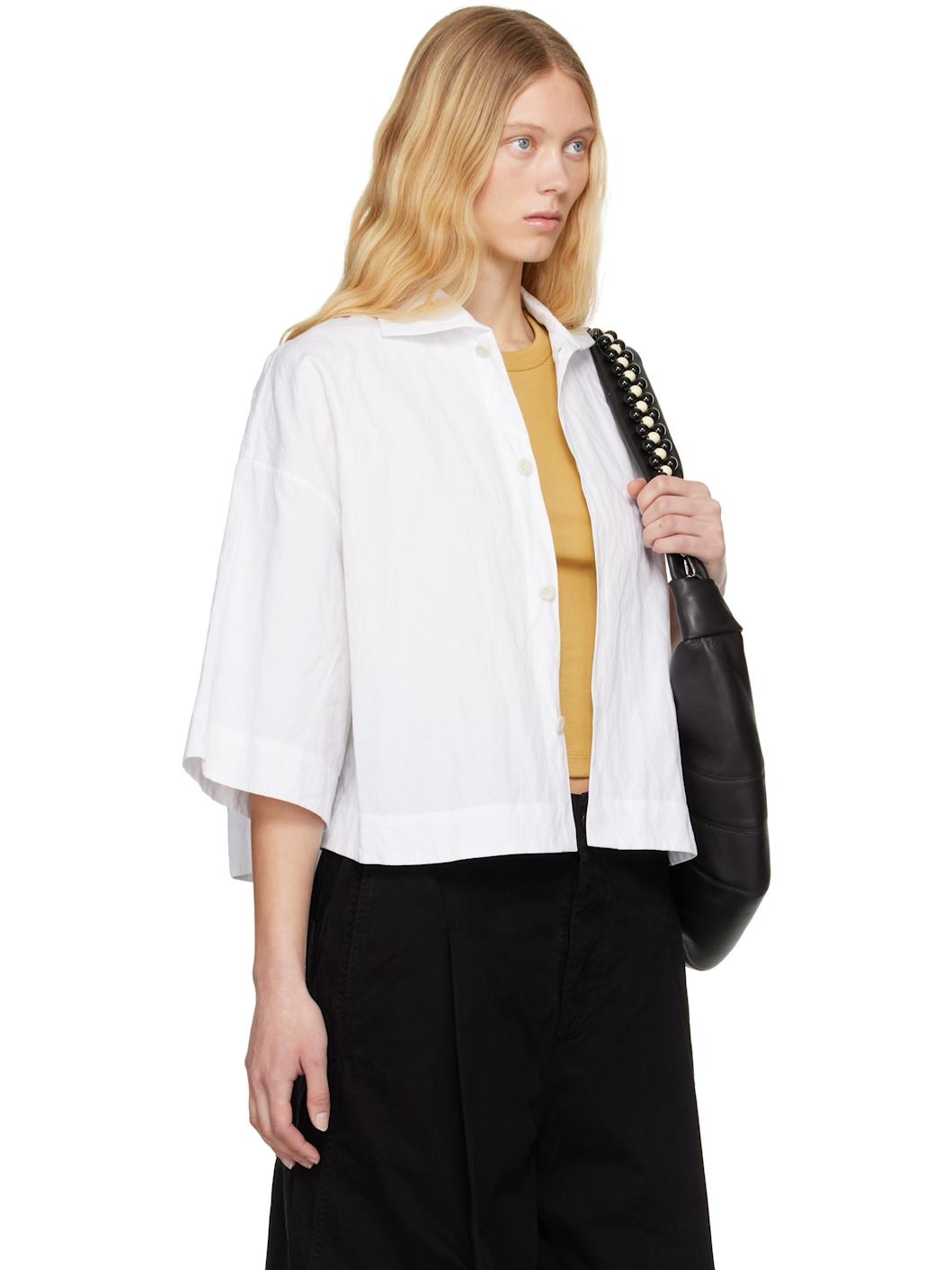 White 'The Camper' Shirt - 2