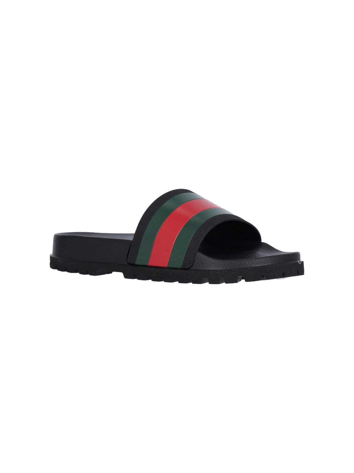 GUCCI - WEB RUBBER SLIDE - 2