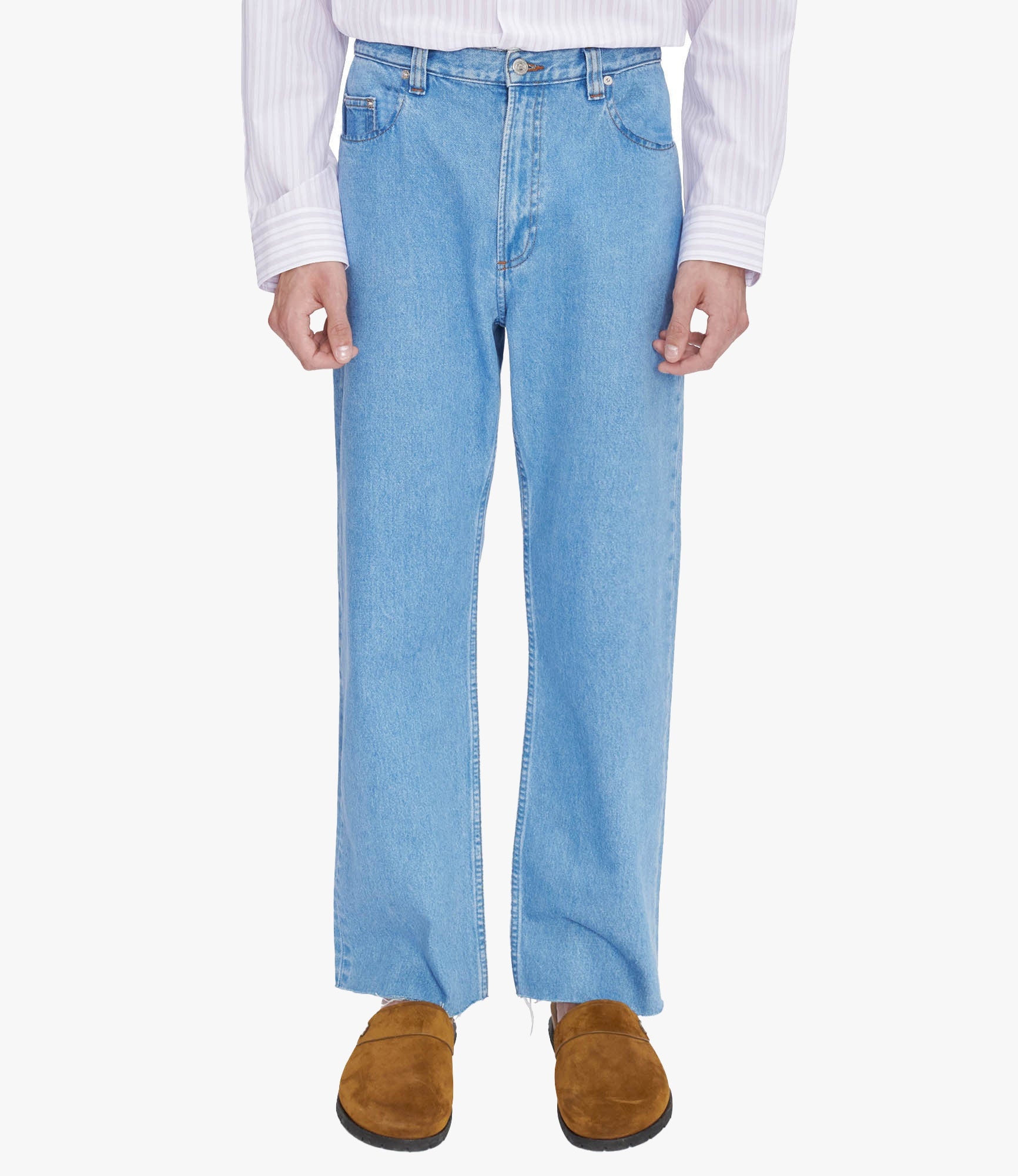 Relaxed Raw Edge H jeans - 4