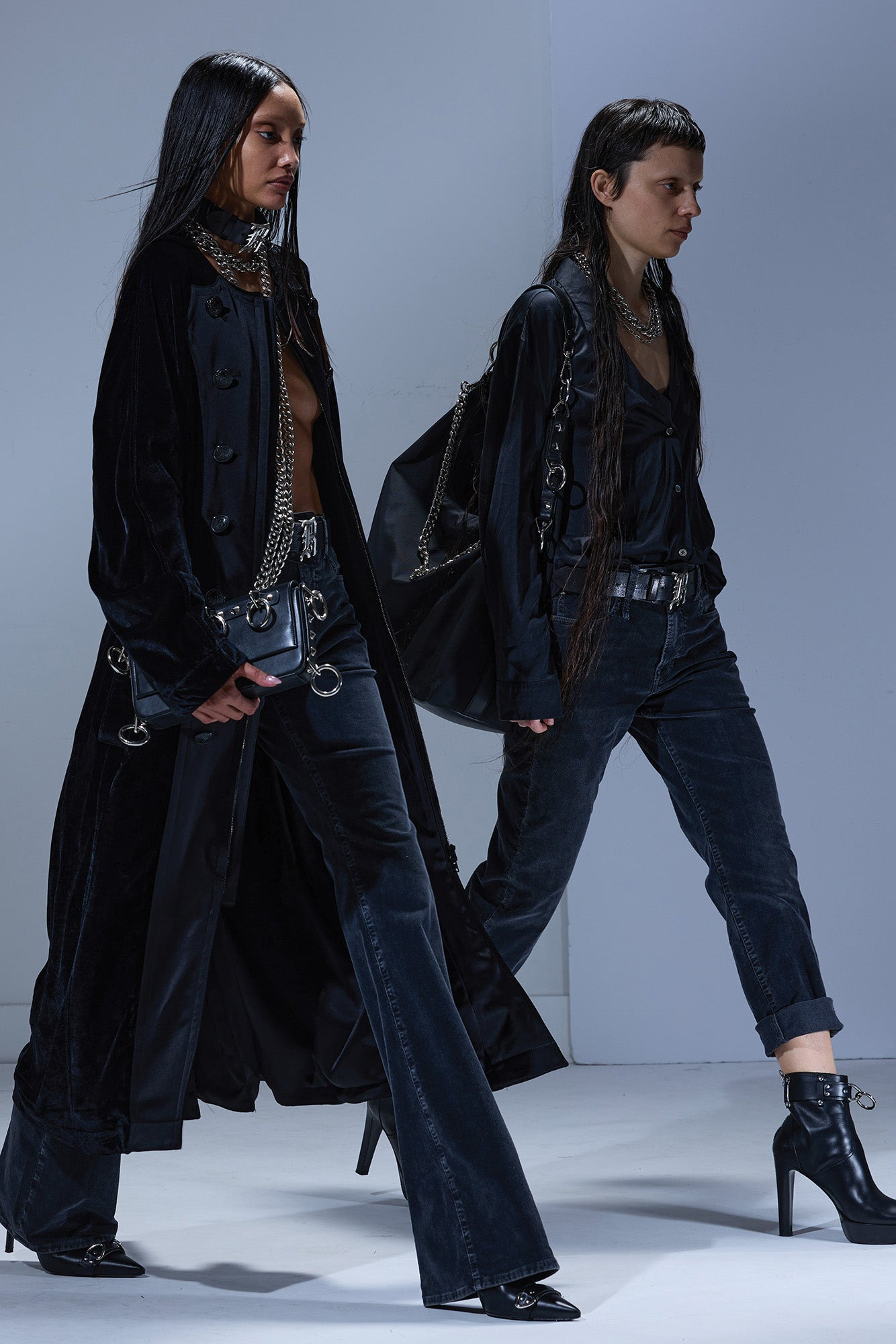 LONG OFFICER COAT - 3