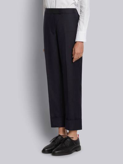 Thom Browne Navy Super 120s Twill Classic Backstrap Trouser outlook