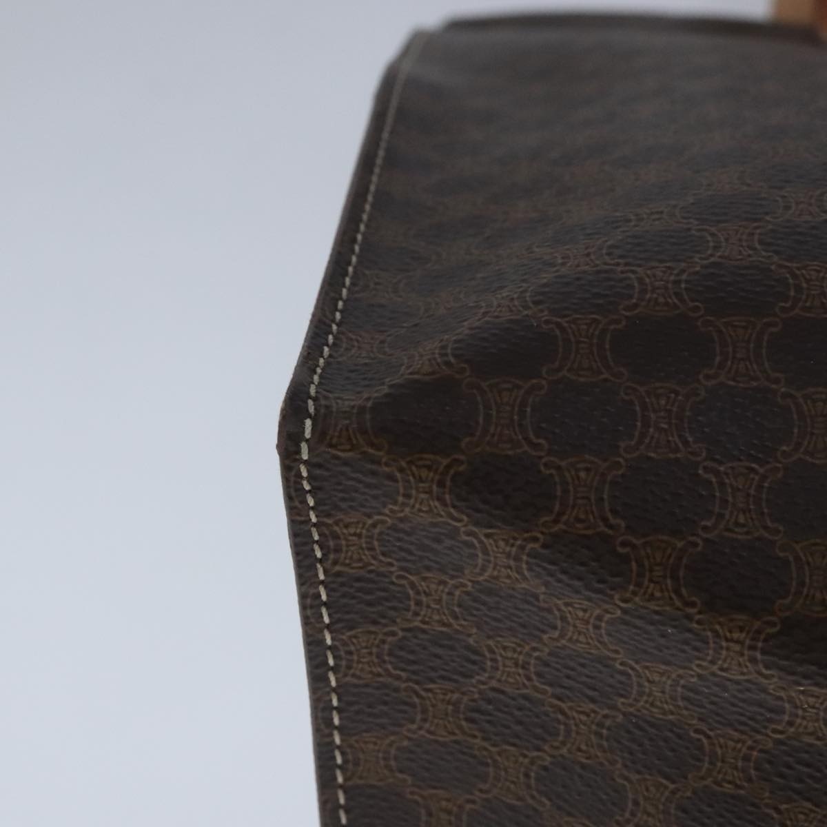 CELINE Macadam Canvas Tote Bag Pvc Leather Brown - 12