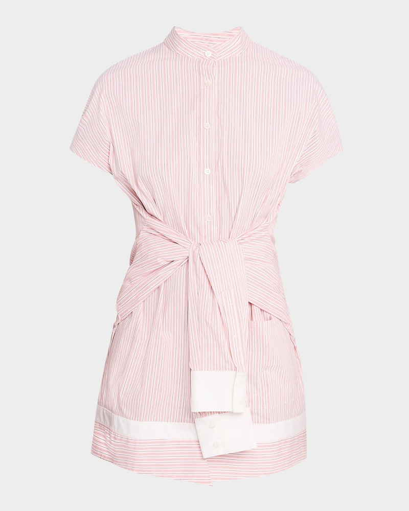 Upside Down Shirt Short-Sleeve Mini Dress 1