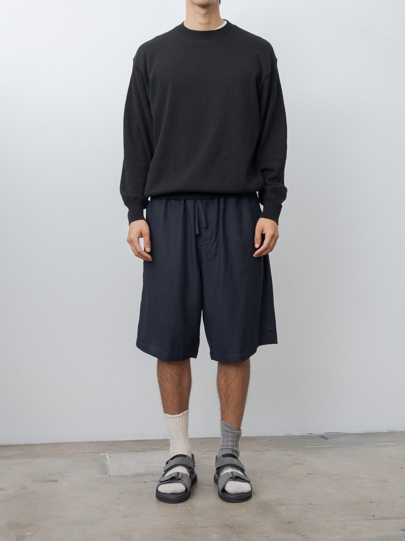 YOKO SAKAMOTO Relax Easy Shorts - Navy outlook