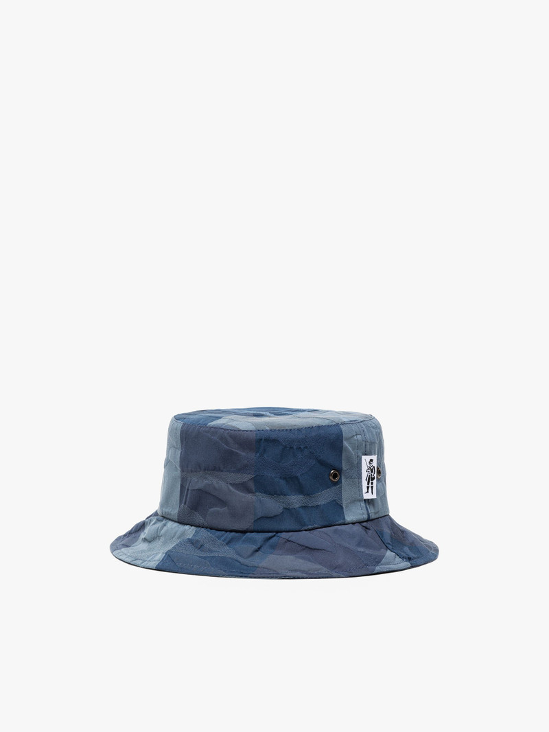 PELTING NAVY CAMO NYLON BUCKET HAT | ACC-HA05 1