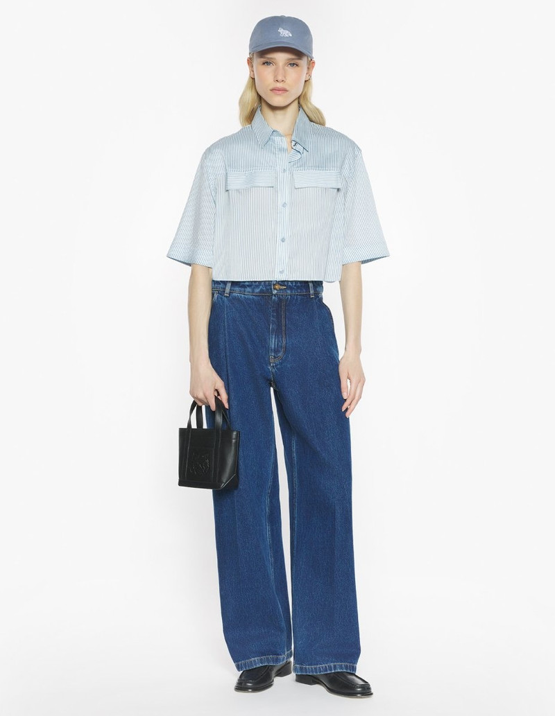 Maison Kitsuné BOXY CROPPED SHIRT outlook