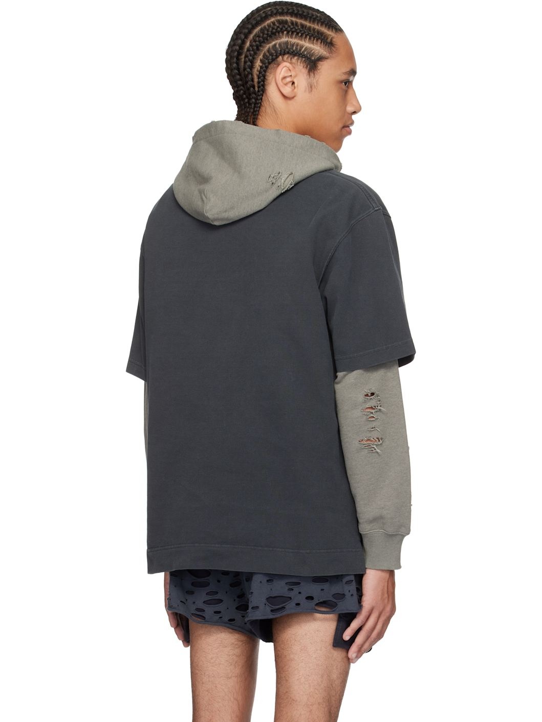 Black Relaxed Fit Logo T-shirt - 3