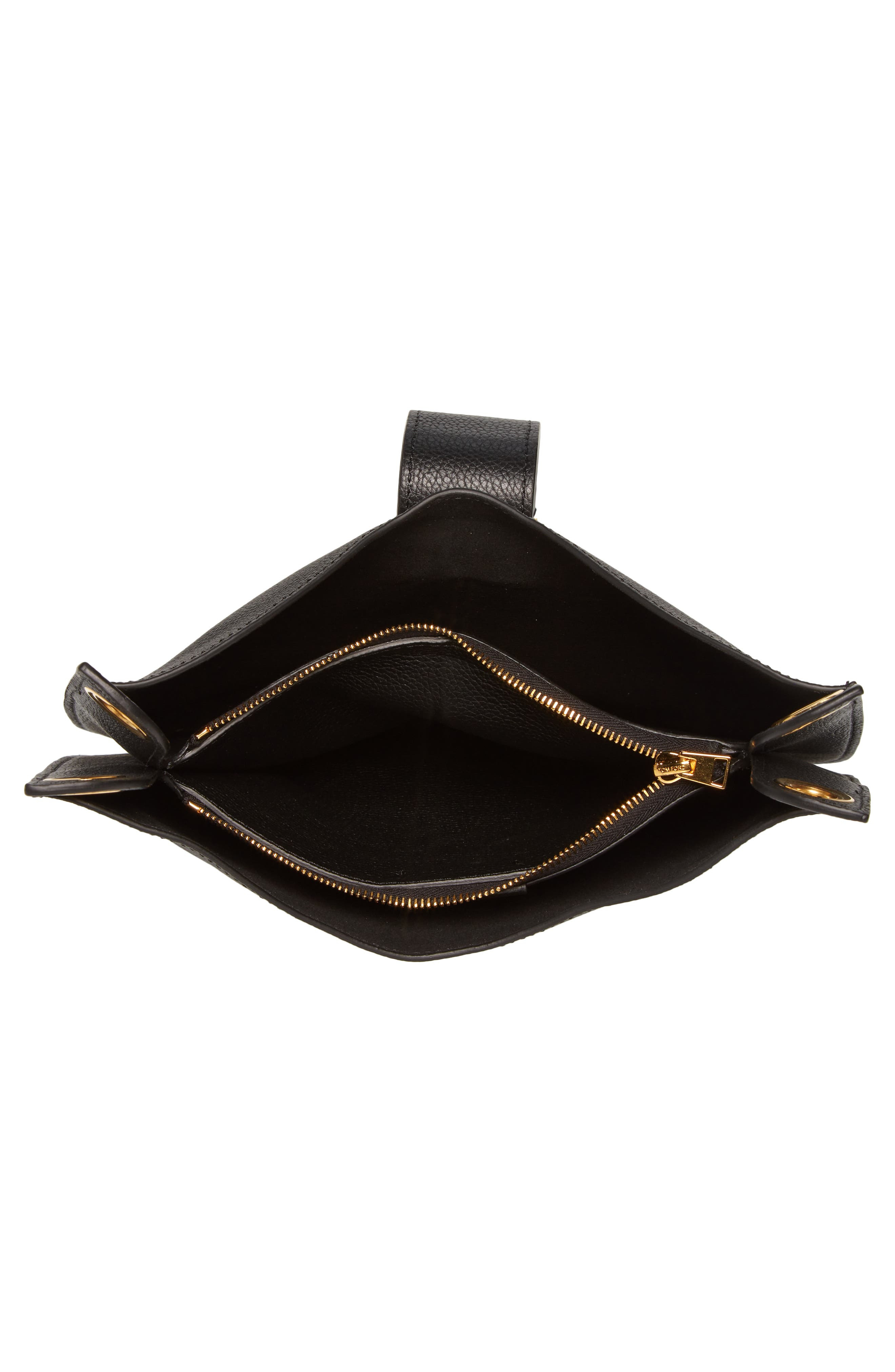 TOM FORD Small Tara Leather Top Handle Bag in Black at Nordstrom - 6