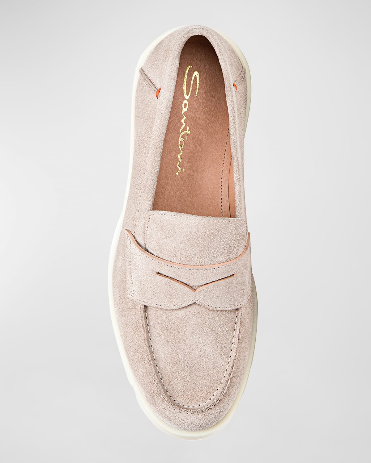 Suede Casual Flat Loafers - 4